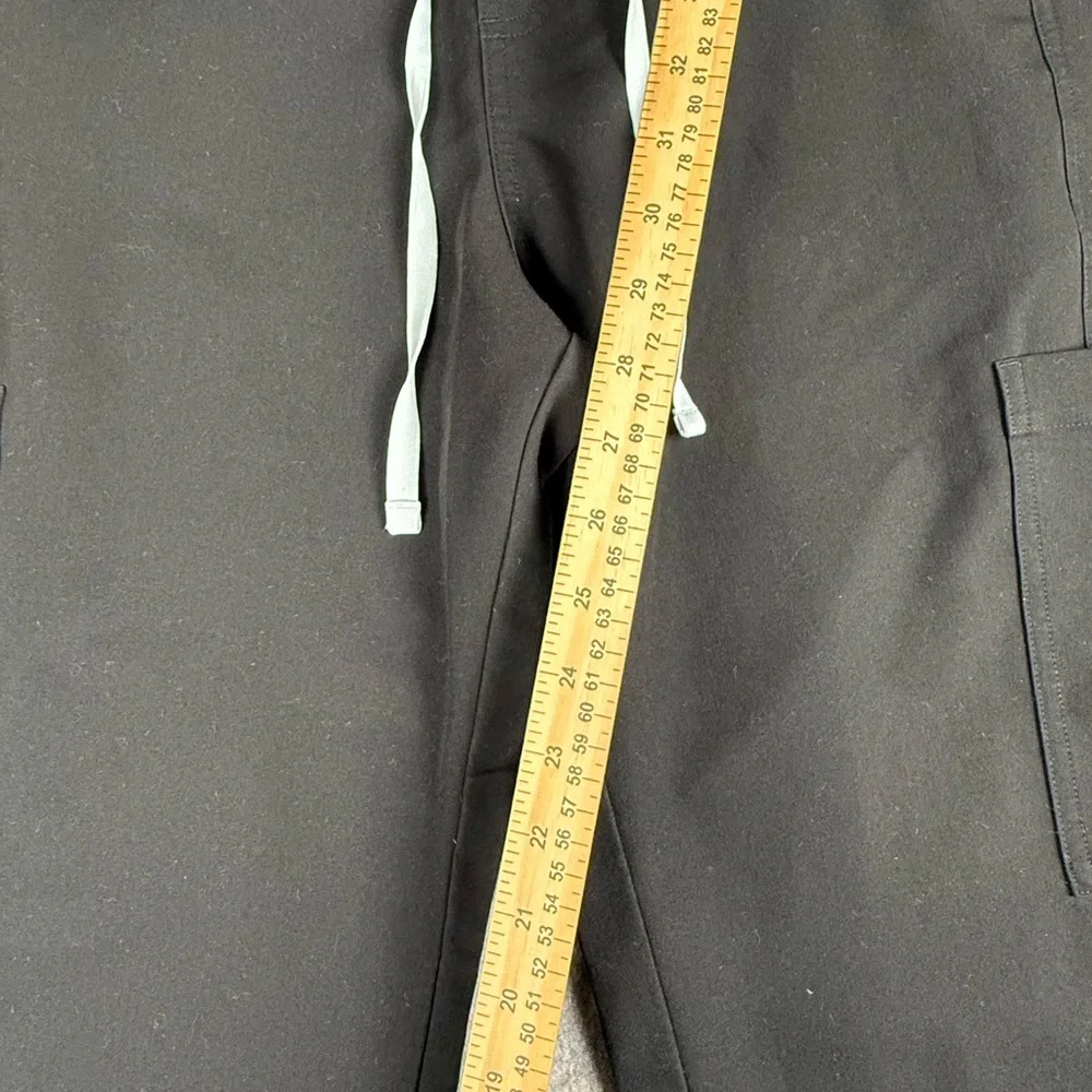 Figs Scrub Pants Mens Large Black Axim Cargo Bottoms Nurse Medical Technical‎